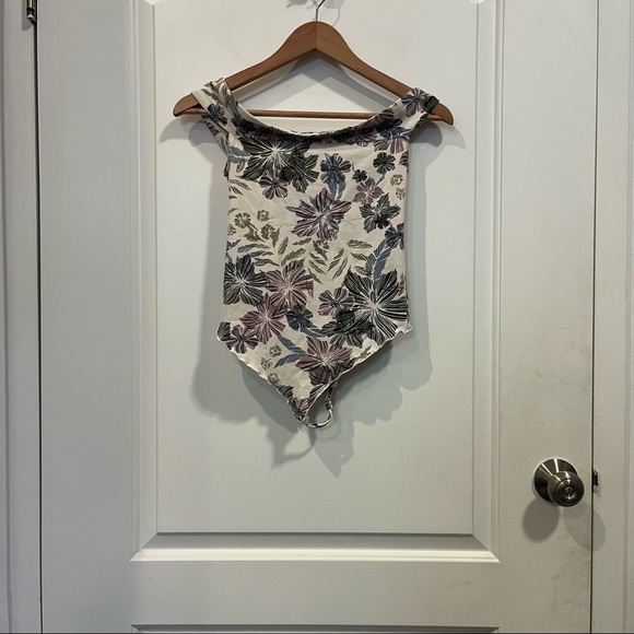 Free People Intimately Floral Off the Shoulder Bodysuit - Picture 3 of 3